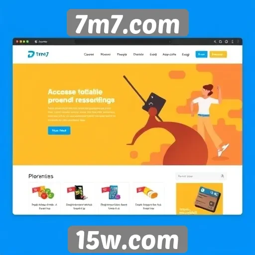 Novidades no design do site 7m7.com
